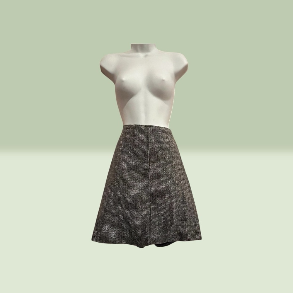 Banana Republic Size 14 Tall | Vintage Tweed & Linen Knee-Length Skirt